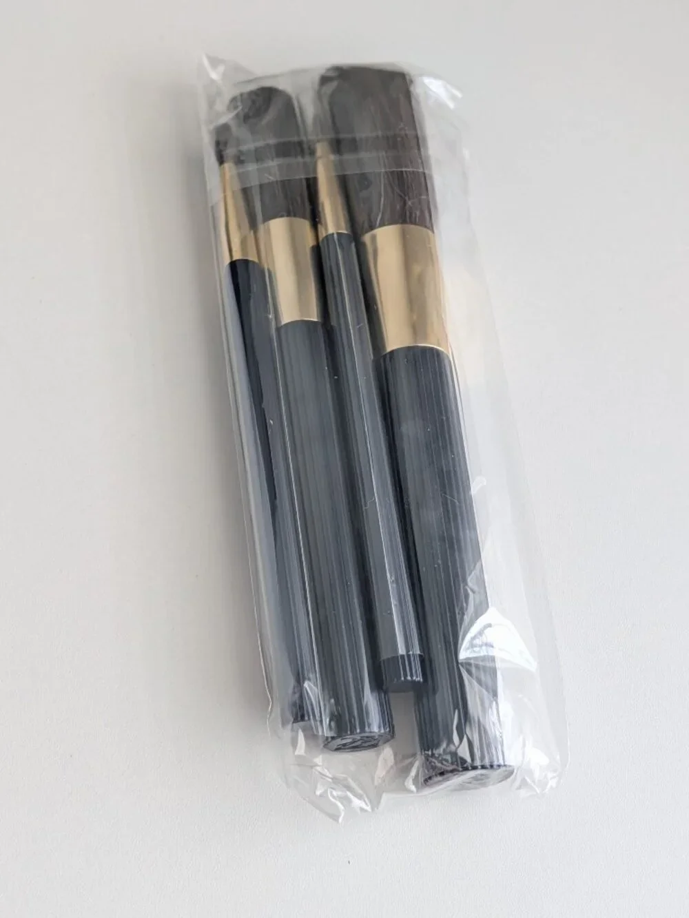 Estee Lauder 4 pc Makeup Brush Set Face Cheeks Eyes Powder Brushes New